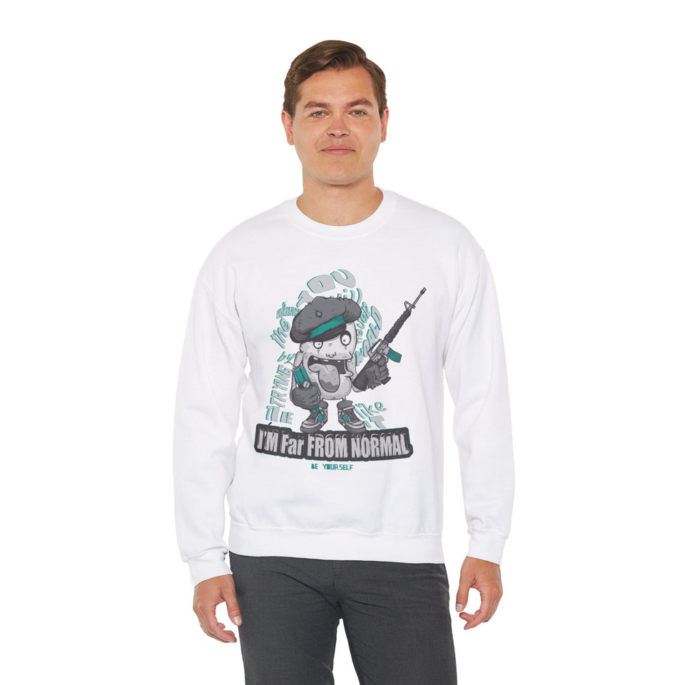 Unisex Heavy Blend™ White Crewneck Sweatshirt