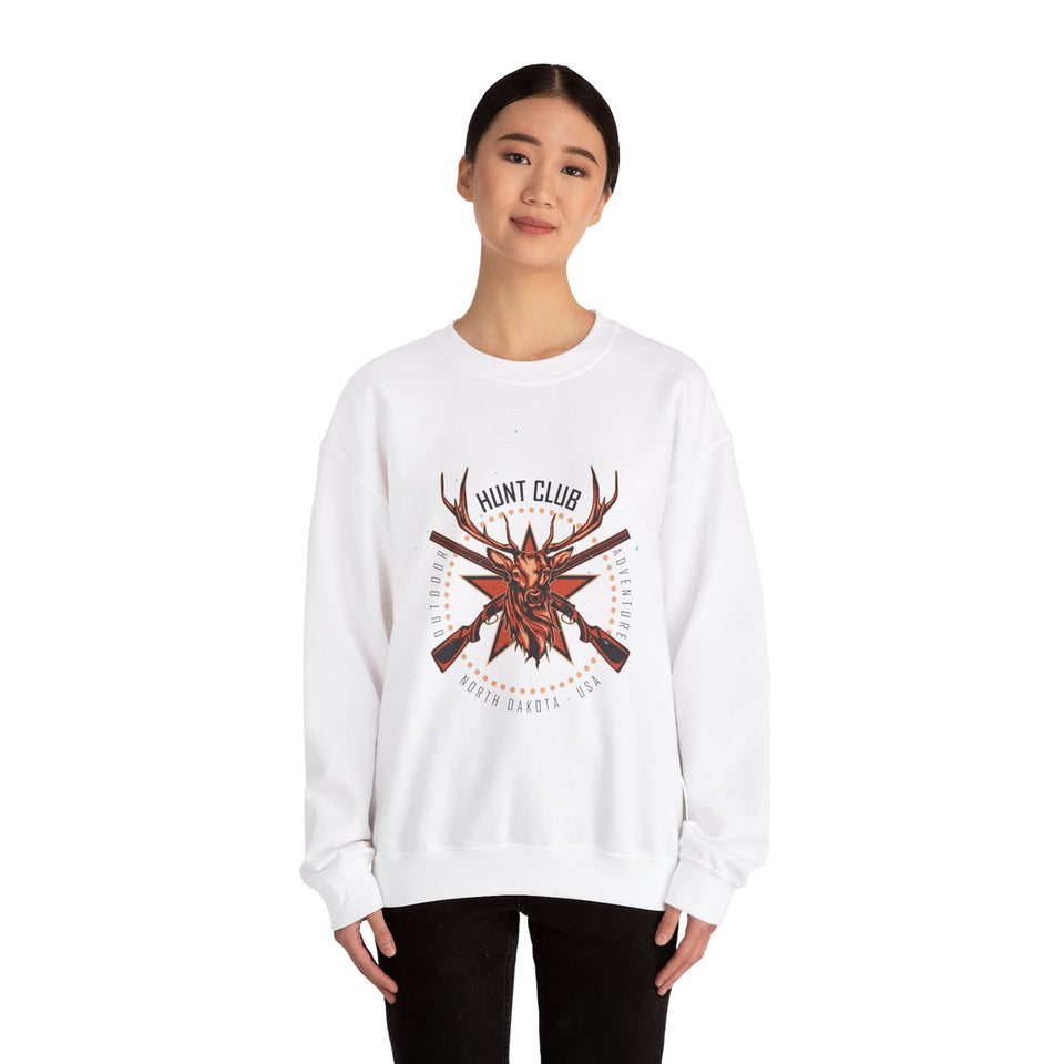 Hunt Club Unisex Heavy Blend™ White Sweatshirt