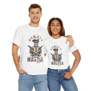 Humble Hustle Casual Wear Unisex Heavy Cotton T-Shirts