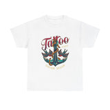 Tattoo Studio Custom Design Casual Wear Unisex Heavy Cotton T-Shirts