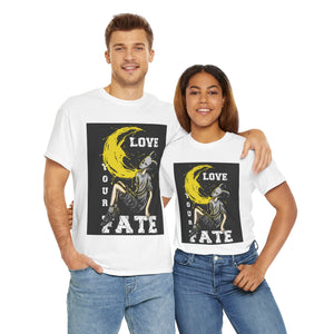 Love You Fate Casual Wear Unisex Heavy Cotton T-Shirts