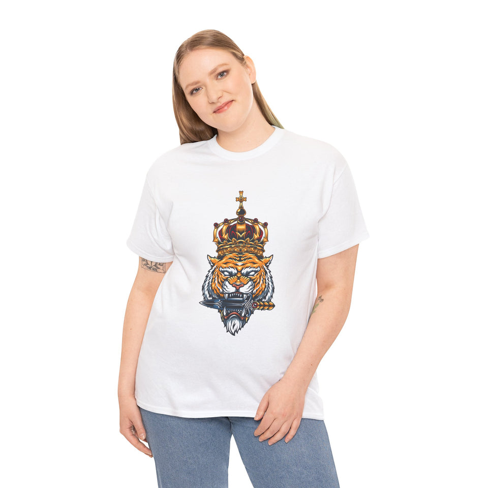 Tiger King Casual Wear Unisex Heavy Cotton T-Shirts