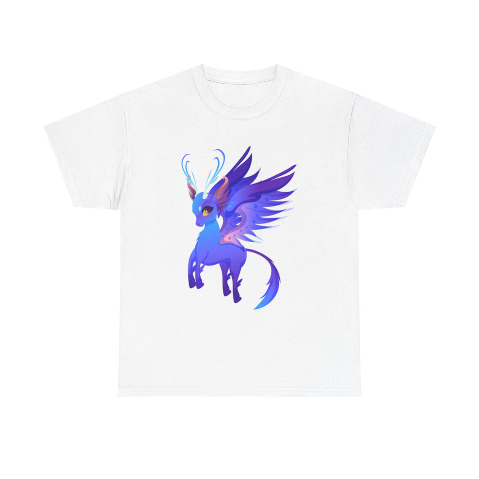 Angel Deer Casual Wear Unisex Heavy Cotton T-Shirts