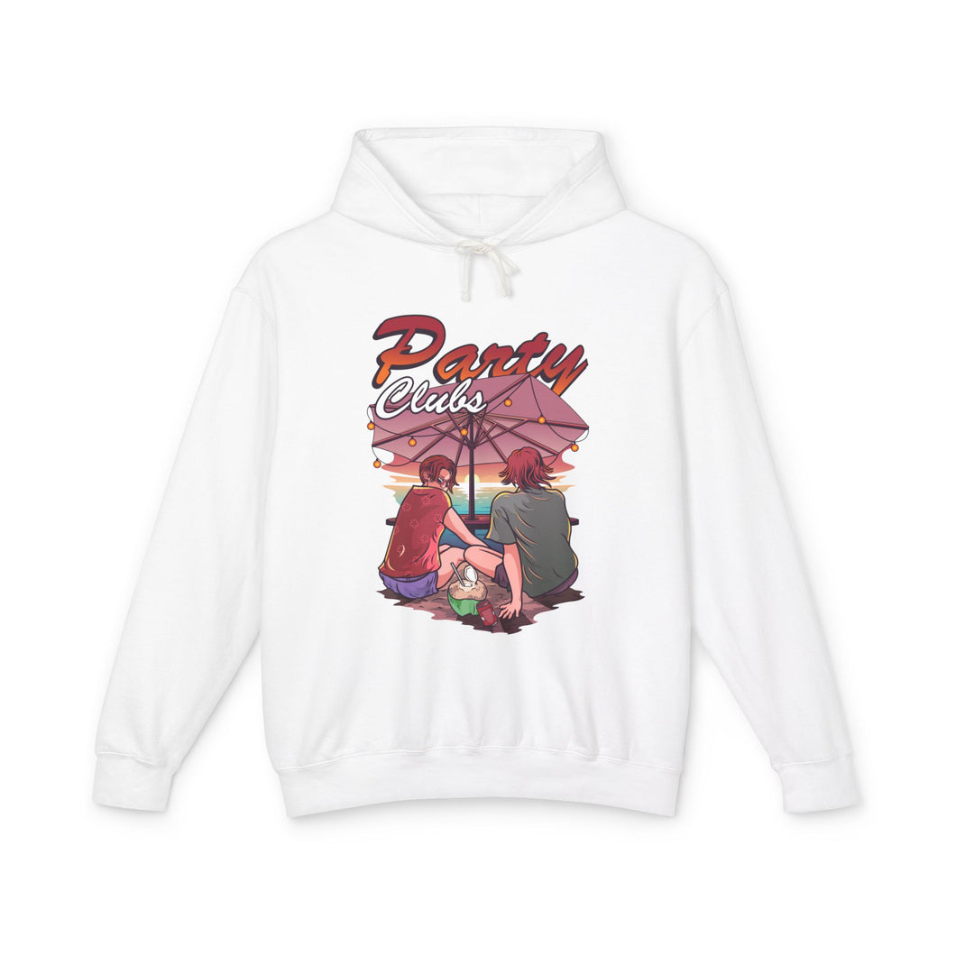 Party Clubs Casual Wear - Unisex Lightweight Hooded Sweatshirt