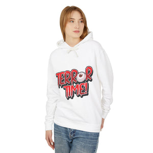 Terror Time Casual Wear - Unisex Lightweight Hooded Sweatshirt