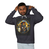 Pirate Captain Casual Wear - Unisex Lightweight Hooded Sweatshirt