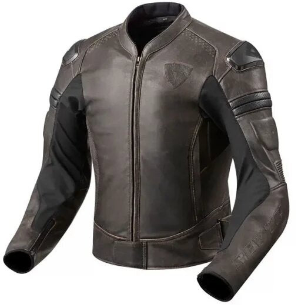 Men's Classic Black Brando Motorcycle Premium Cowhide Leather Jacket