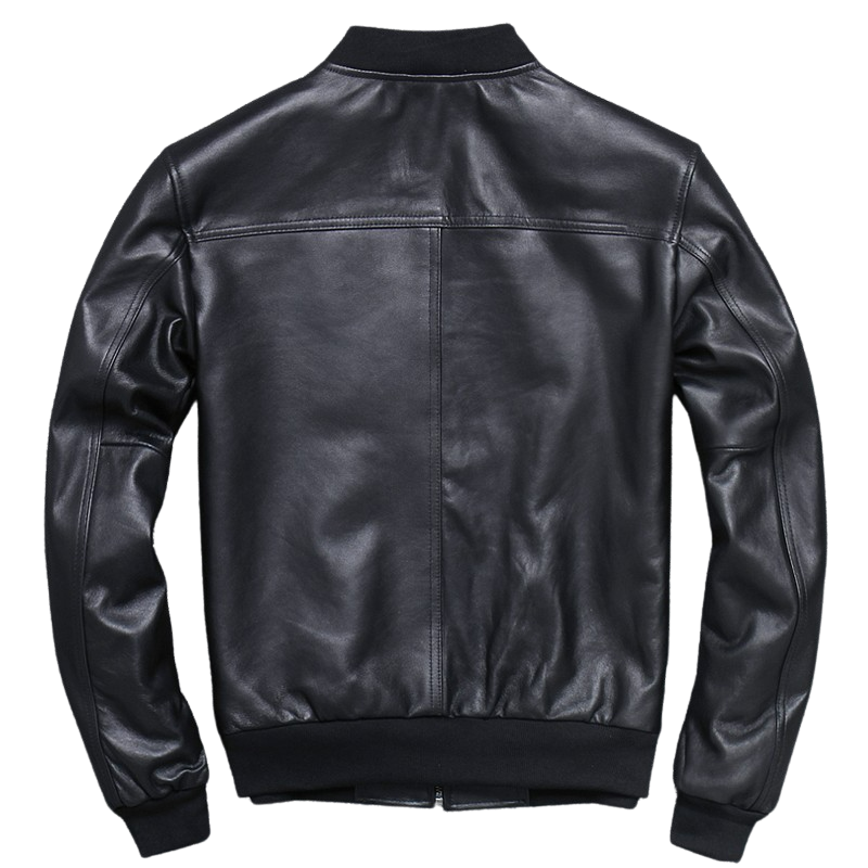 Mens Blaze Genuine Lambskin Leather Bomber Jacket