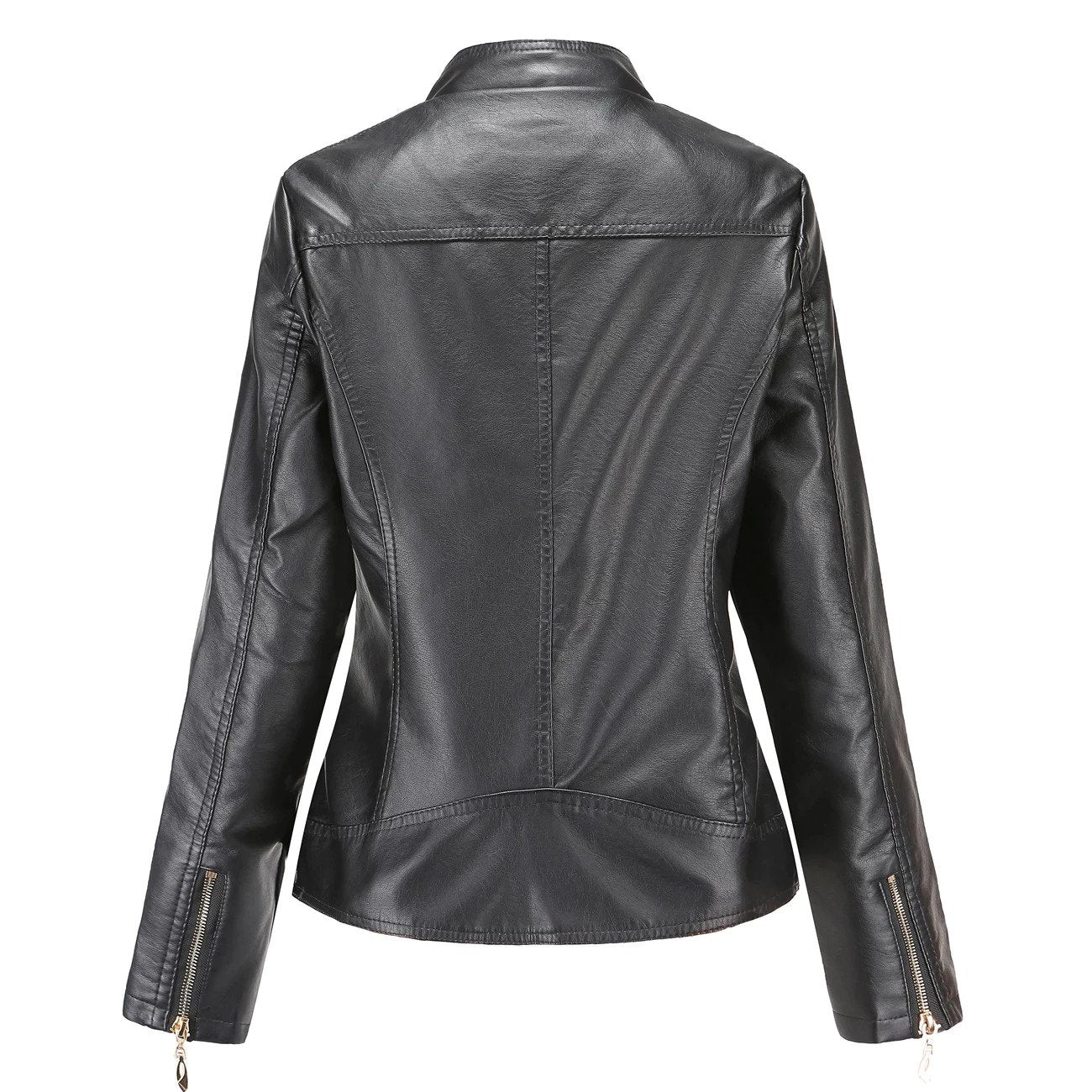 Womens Velvet Genuine Lambskin Leather Jacket