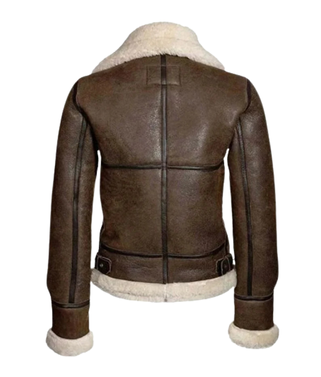Womens Dazzle RAF Aviator Real Leather Lambskin Jacket